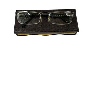 Polo Ralph Lauren PH 1058 9002  54.17.135 Black Half-Rim Eyeglasses Frames Italy